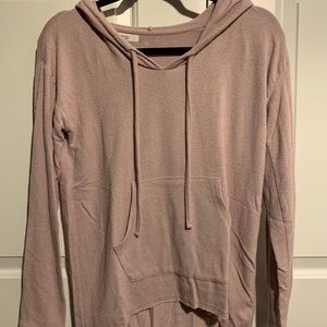 Pale pink long sleeve hoodie from American Eagle